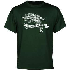 NCAA Eastern Michigan Eagles Tackle T Shirt   Green:  