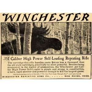   Loading Repeating Rifle Winchester   Original Print Ad
