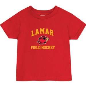  Lamar Cardinals Red Baby Field Hockey Arch T Shirt: Sports 