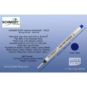  Schmidt 8126 Capless Rollerball   Blue Ink Office 