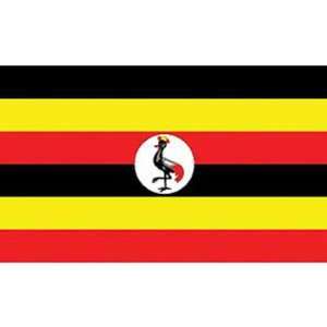 Uganda Flag 2ft x 3ft: Patio, Lawn & Garden