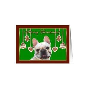  Merry Christmas French Bulldog Card: Health & Personal 