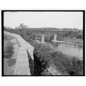  The Bridge from east parapet,Fort Snelling,Minn.