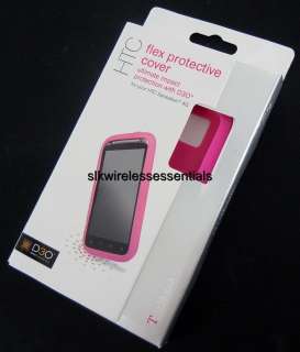 New OEM T Mobile Pink D3O Flex Hard Gel Shell Cover Case for HTC 