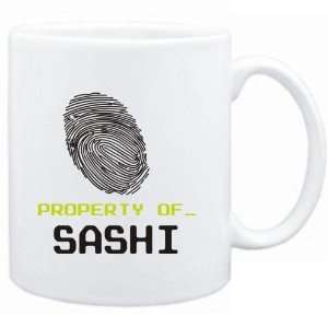  Mug White  Property of _ Sashi   Fingerprint  Female 