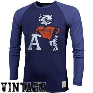 Original Retro Brand Auburn Tigers Raglan Sleeve Premium T Shirt 