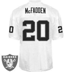  Oakland Raiders #20 Darren McFadden White Jersey Nfl 