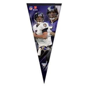  NFL Baltimore Ravens #5 Joe Flacco Purple 17 x 40 