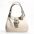 NWT Coach F17219 Hobo Leather Winter White/Gold Handbag Purse $358 