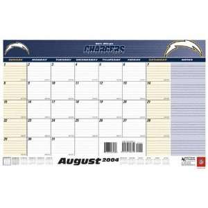 San Diego Chargers 2004 05 Academic Desk Calendar:  Sports 