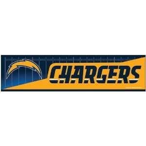  San Diego Chargers Car Auto Bumper Strip Sticker: Sports 