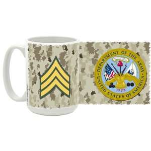  Army Rank Sergeant Coffee Mug
