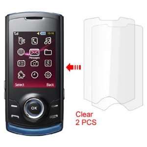  Pcs Clear Plastic LCD Screen Protector for Samsung S5200: Electronics