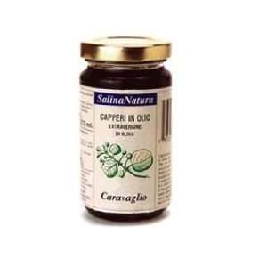 Caravaglio, Capers In Sea Salt, 3.17 Ounce Jar  Grocery 