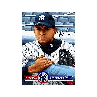 MLB Alex Rodriguez Yankees Woven Tapestry Throw Blanket:  