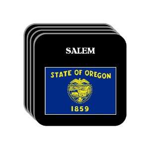  US State Flag   SALEM, Oregon (OR) Set of 4 Mini Mousepad 