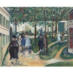     Maurice Utrillo   32 x 32 inches   Saine Anne, Quarties Des Femmes