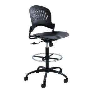  Safco Zippi Plastic Extended Height Chair (3386BL): Office 