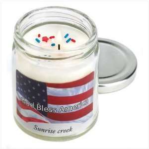  Patriotic Soy Candle Breezy Outdoor Scent American Flag 