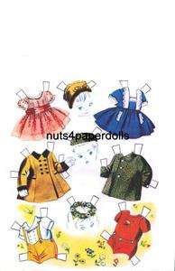 VINTGE BABY BROTHER SISTER PAPER DOLL LAZER RPRO ORG SZ  