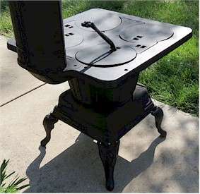 Antique *SUN 295* Cast Iron Laundry / Cook Stove Lakeside Foundry 
