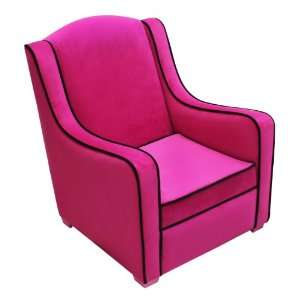  Newco Kids Tween Camille Chair, Hot Pink/Black: Baby