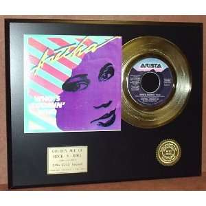  Gold Record Outlet Aretha Franklin 24kt Gold Record 