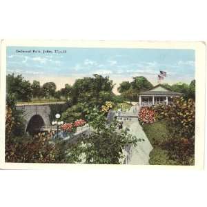  1920s Vintage Postcard   Dellwood Park   Joliet Illinois 