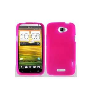  HHI HTC One X Silicone Skin Case   Hot Pink (Package 