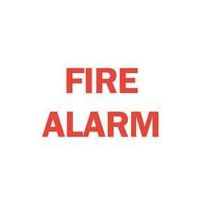 Sign,7x10,fire Alarm,aluminum   BRADY  Industrial 