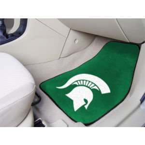  Michigan State Spartans Car Mats Set/2: Sports & Outdoors