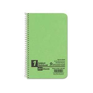  Single Subject Notebook, Narrow Rule, 8 x 5, White Paper 