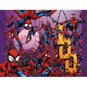   Ultimate Spider Man #100 Poster by Mark Bagley 24 x 36 Toys & Games