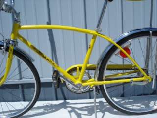 1972 24 Schwinn Manta Ray Bicycle All Original  Lemon Yellow Must 