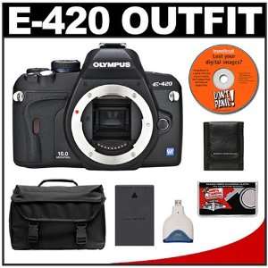  Olympus Evolt E 420 Digital SLR Camera + BLS 1 Battery 
