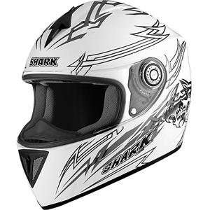  Shark RSI Titan Helmet   X Small/White/Silver Automotive