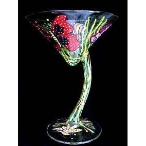  Butterfly Meadow Design   Sexy Martini   7 oz. (curved 