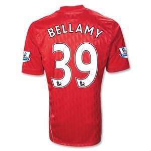  adidas Liverpool 10/12 BELLAMY Home Soccer Jersey: Sports 