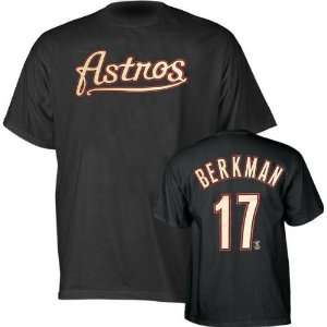  Lance Berkman Majestic Name and Number Houston Astros T 
