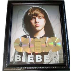  Justin Bieber multi Platinum Gold Record Award non RIAA My 