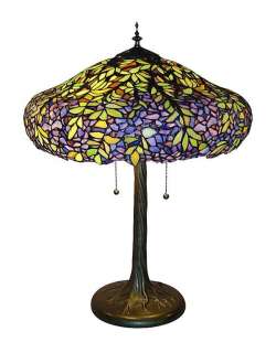   Stained Glass Tiffany Style Table Desk Lamp Retail $ 1870 NEW  