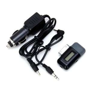   + Car Charger for iPhone / iPod / iPad   Black: Electronics