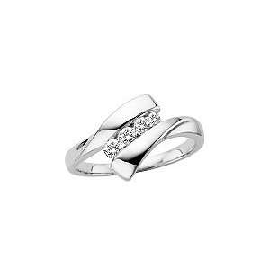  1/4 ct. tw. Journey Diamond Ring in 10kt. White Gold (Size 