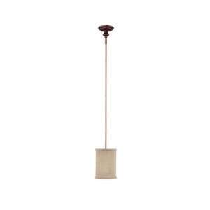   Light Mini Pendant, Burnished Bronze Finish with Frosted Diffused