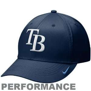 Nike Tampa Bay Rays Navy Blue Practice Performance Hat:  