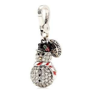  Juicy Couture Limited Edition 2011 Pave Snowman Charm in 