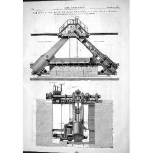  Engineering 1875 Direct Acting Rolling Mill Engines Panteg 
