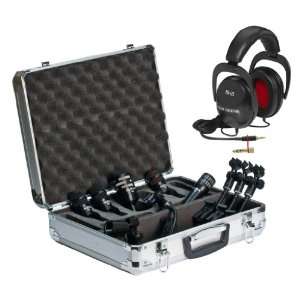  Audix Professional 5 piece Drum Mic Package Includes Direct 