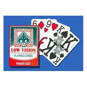  Low Vision Playing Cards Poker Size Health & Personal 