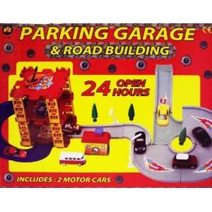  Parking Car Garage & Road Building Toy: Toys & Games